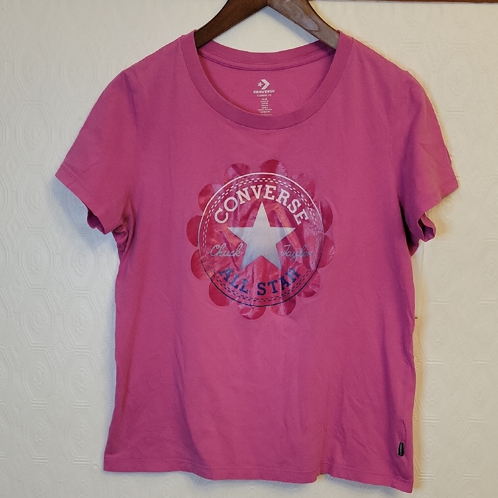 Converse‎ Women's Pink All Star Tee